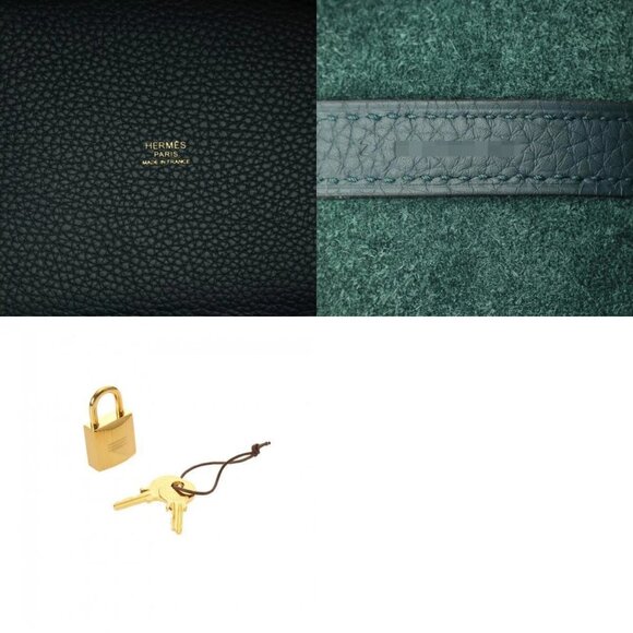 HERMES Vert cypress hand bag 802000157745000 - Picture 10 of 10